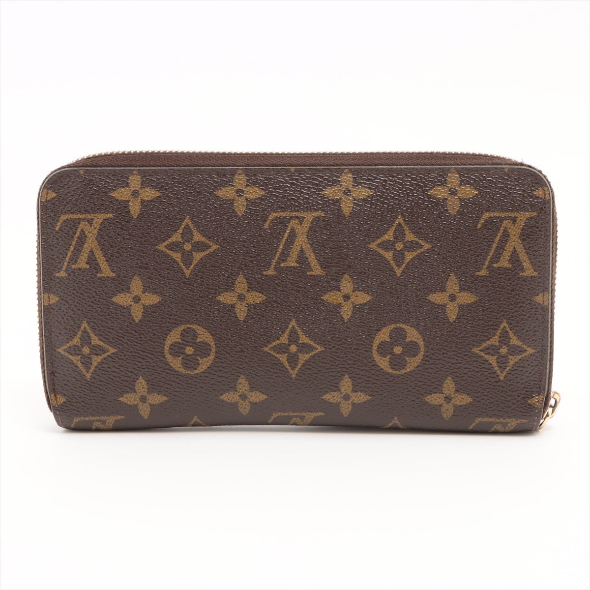 Louis Vuitton Monogram  Wallet M60017 Brown Round Zip Wallet
