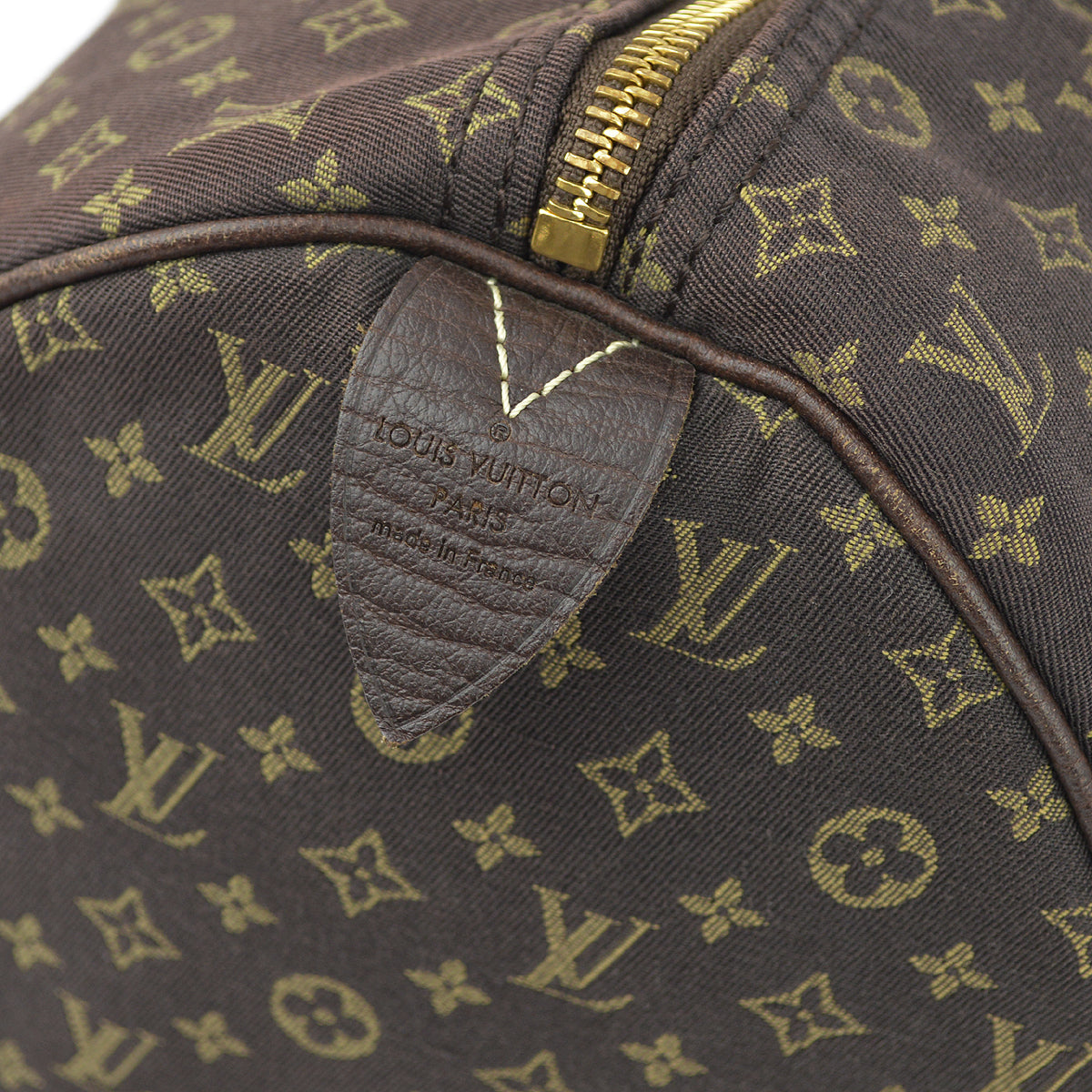 Louis Vuitton 2006 Brown Monogram Mini Lin Speedy 30 Handbag M95224