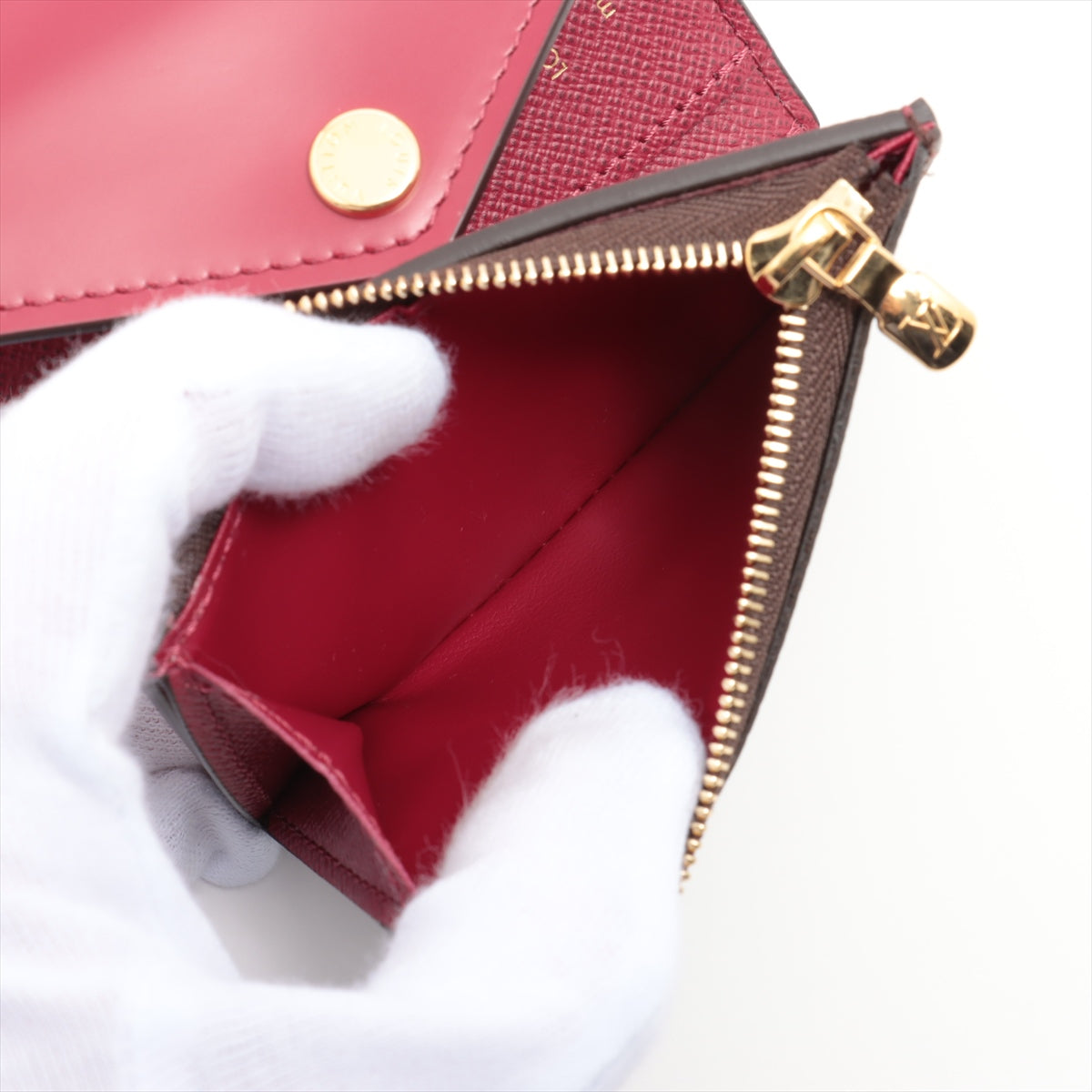 Louis Vuitton Monogram Portfolio Zoe M62932 Fushai Compact Wallet