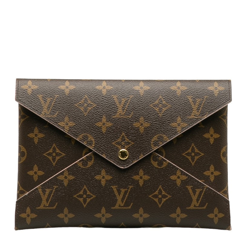 Louis Vuitton Monogram Pochette Kirigami Clutch Bag Second Bag Pocket 3 Set M62034 Brown Pink PVC Leather  Louis Vuitton