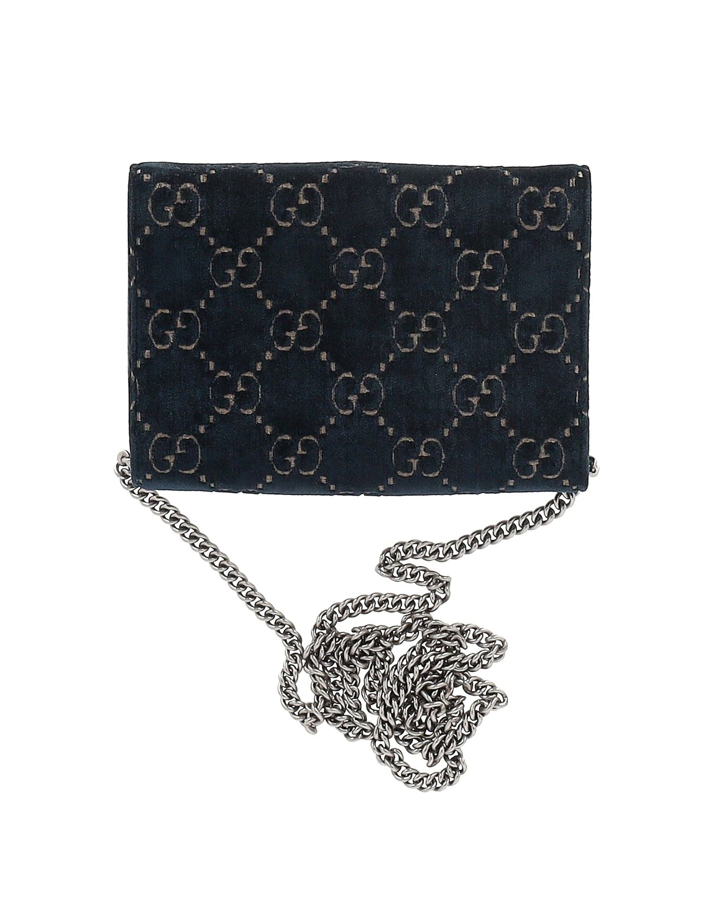 Luxury Gucci Trending 2025 GG Dionysus Mini Shoulder Bag in Blue Velvet