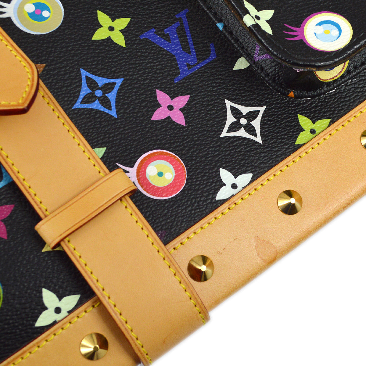 Louis Vuitton * 2003 Eye Love Monogram Multicolor Sac Gigantic M92056