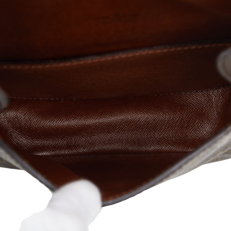 Louis Vuitton Monogram Mini S Slipper Shoulder Bag M51244 Brown PVC Leather  Louis Vuitton