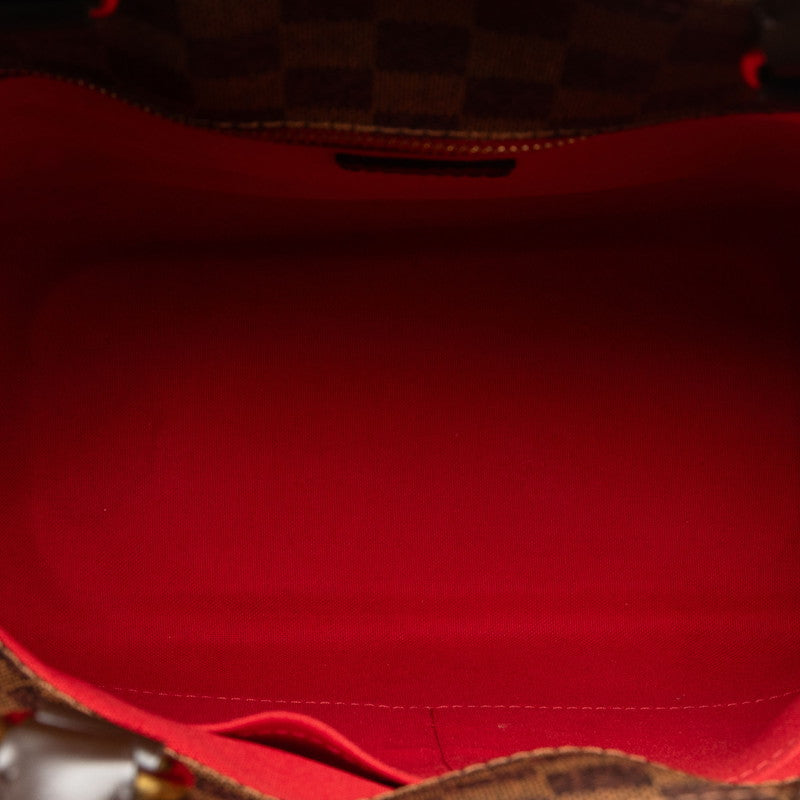 Louis Vuitton Damier Caba Rose Berry Handbag 2WAY N41177 Brown PVC Leather  Louis Vuitton
