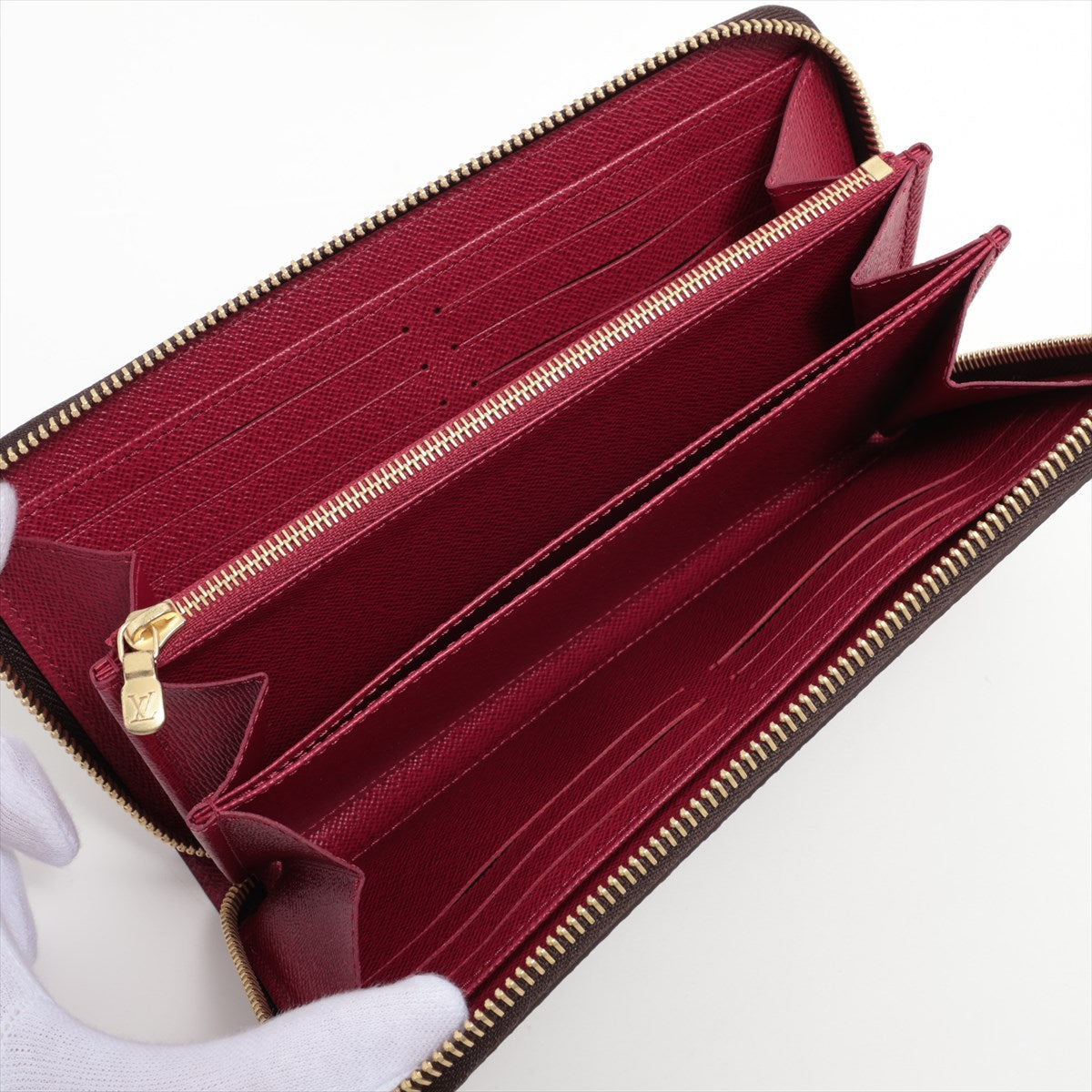 Louis Vuitton Monogram  Wallet M41895 Fushai Round Zip Wallet