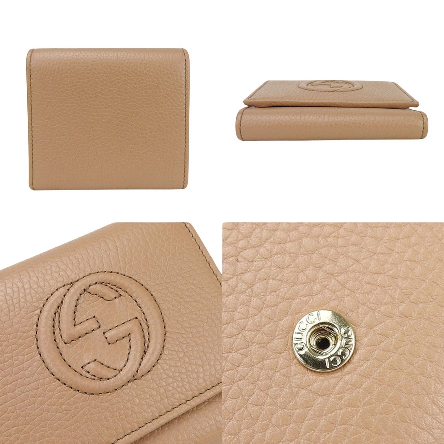 Luxury Gucci Trending 2025 Soho  Leather Wallet  ()