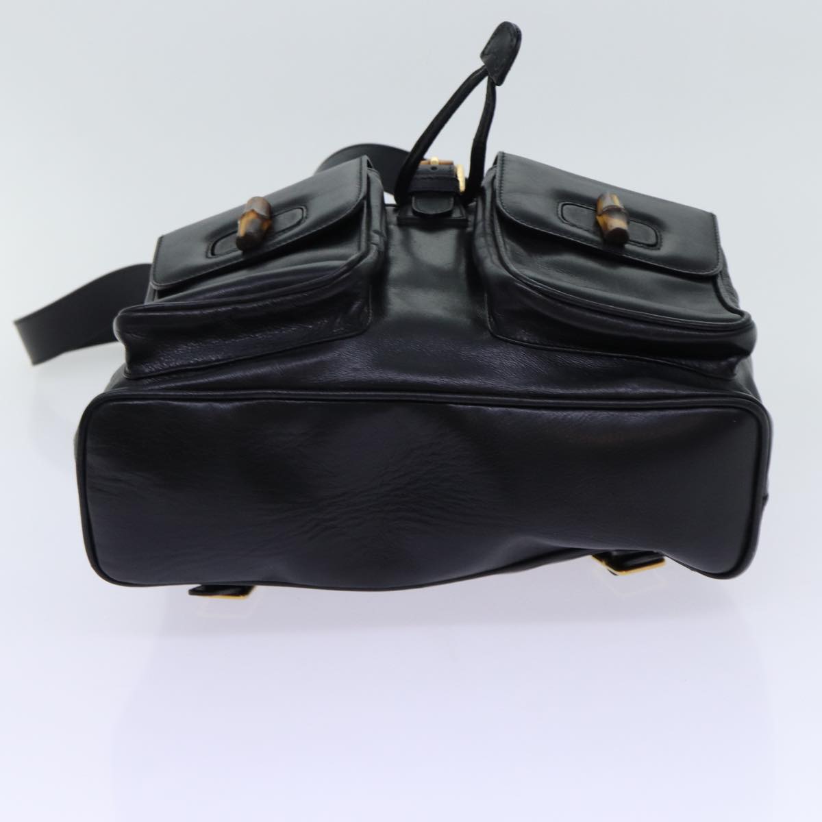 Gucci Bamboo  Leather Backpack Bag