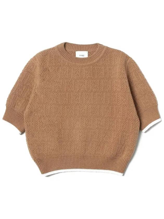 Luxury Fendi Kids Women FF All Over Knit JFG094 AJ2R F1F4G