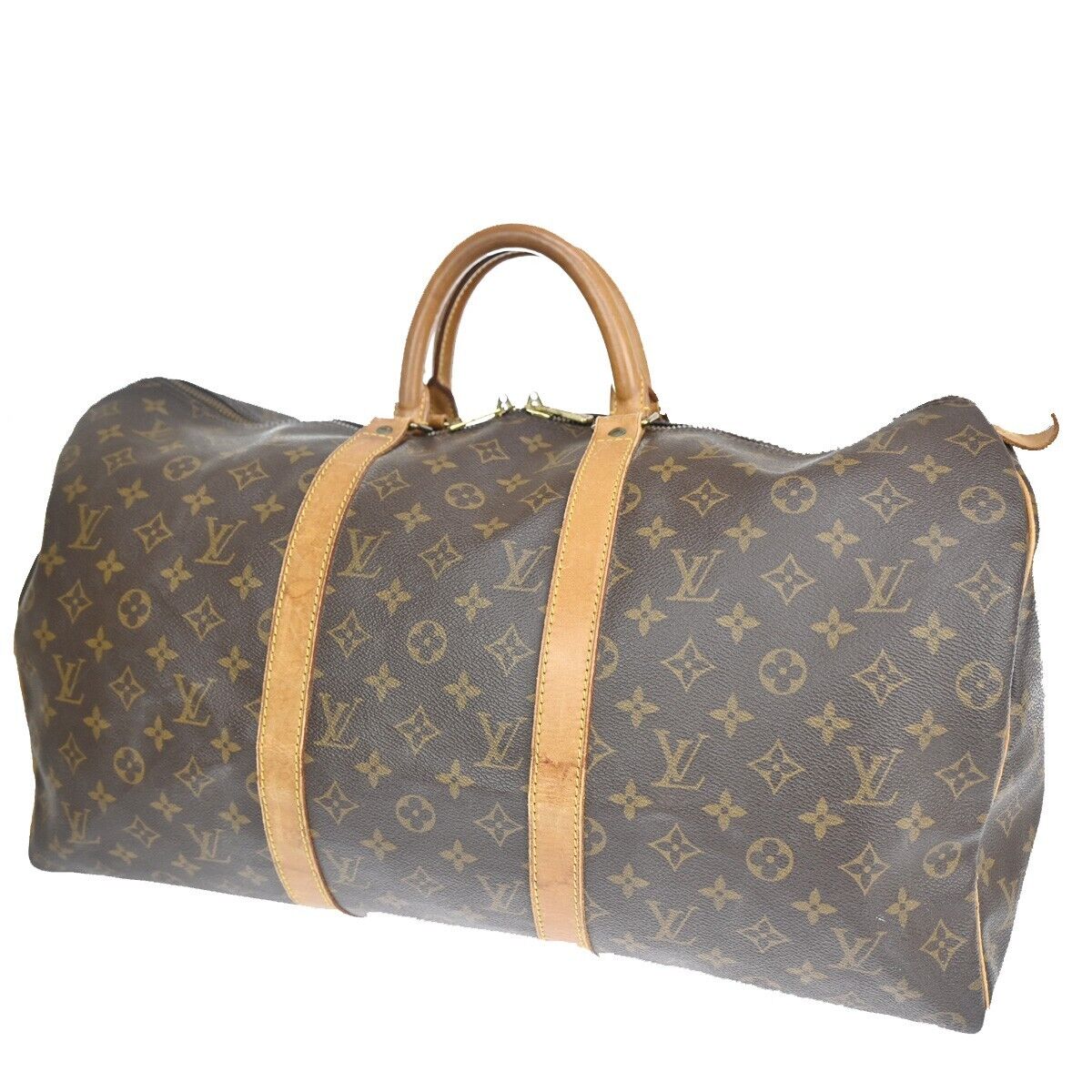Louis Vuitton Keepall 50  Canvas Travel Bag ()