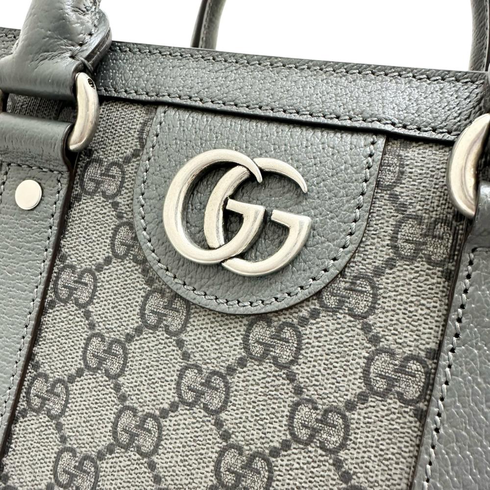 Gucci Ophidia Medium 2WAY Tote Bag Leather/GG Supreme