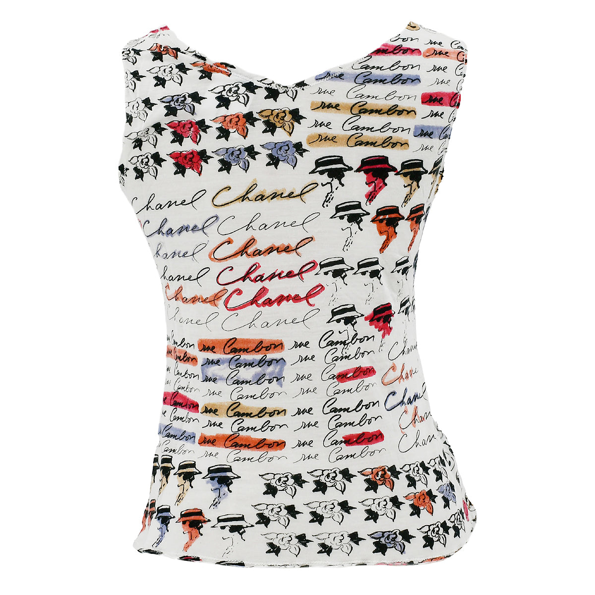Luxury Chanel 2006 cruise logo-print tank top #38