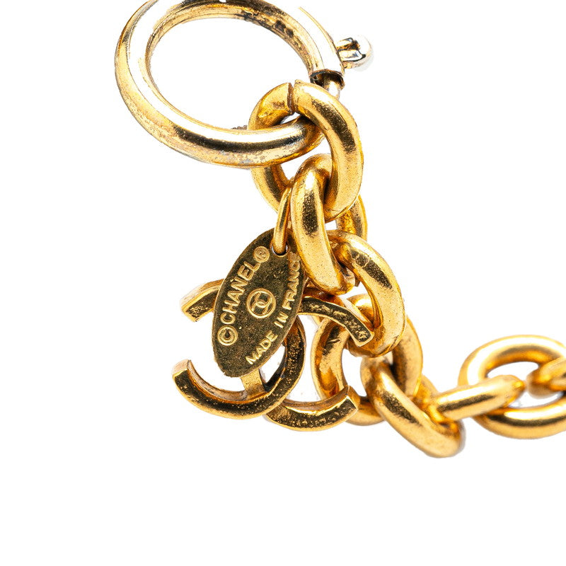 Chanel Cambon Coco Mark Necklace Gold