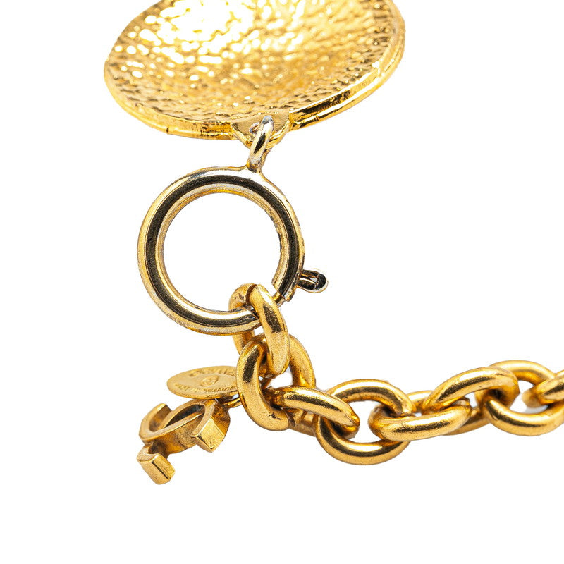 Chanel Cambon Coco Mark Necklace Gold