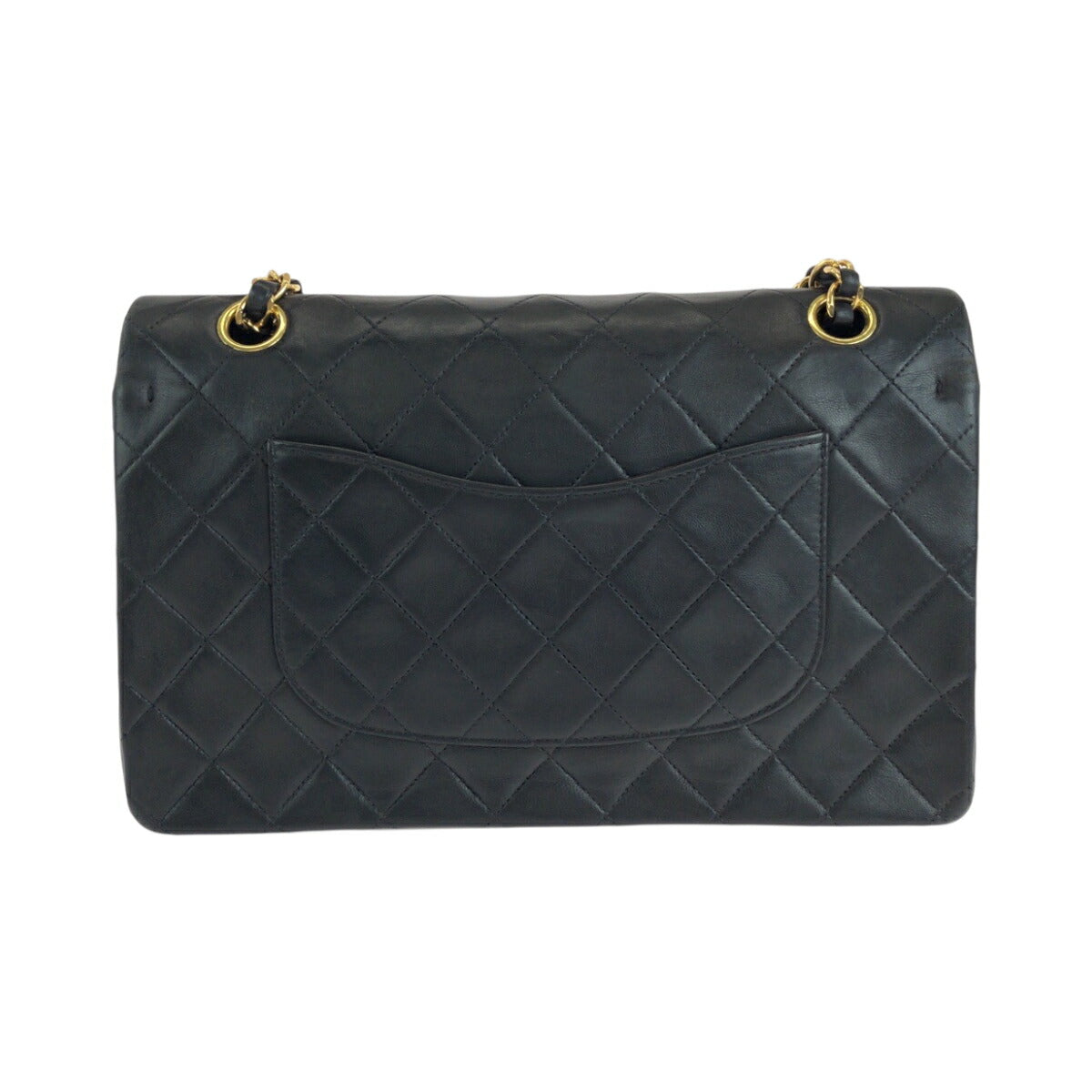 Chanel Lambskin Matelasse W Flap Shoulder Bag