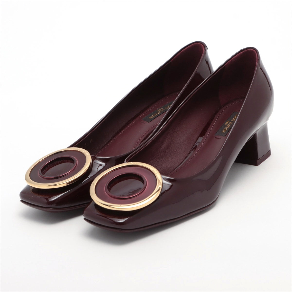 Louis Vuitton 15 years Patent Leather Pump 36 1/2  Bordeaux MA0125
