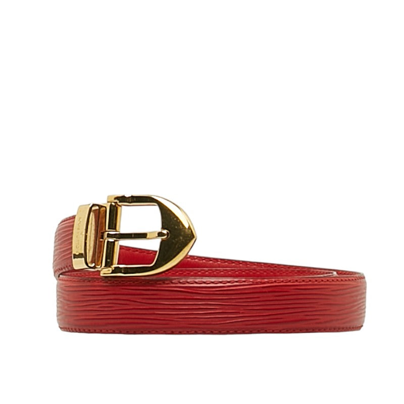 Louis Vuitton Epi Sanctuary Classic Belt R15007 Castilian Red Leather  Louis Vuitton