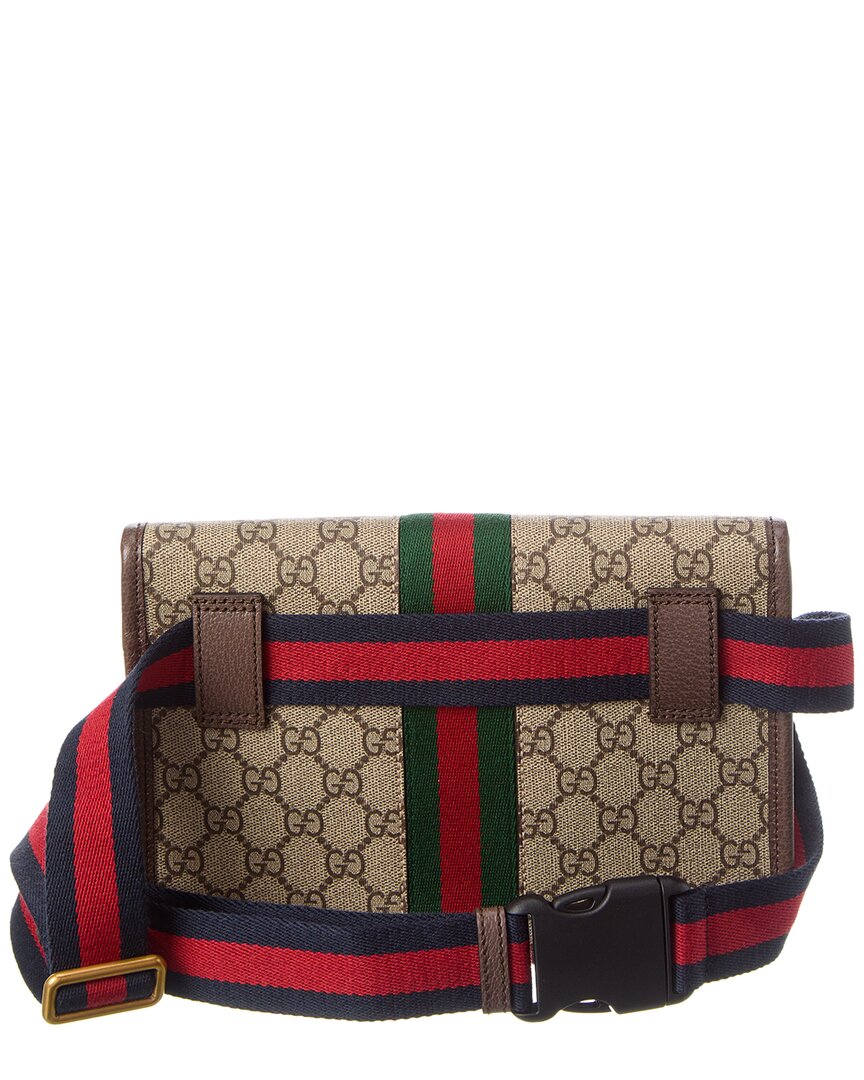 Luxury Gucci Trending 2025 Ophidia Small GG Supreme Canvas Belt Bag