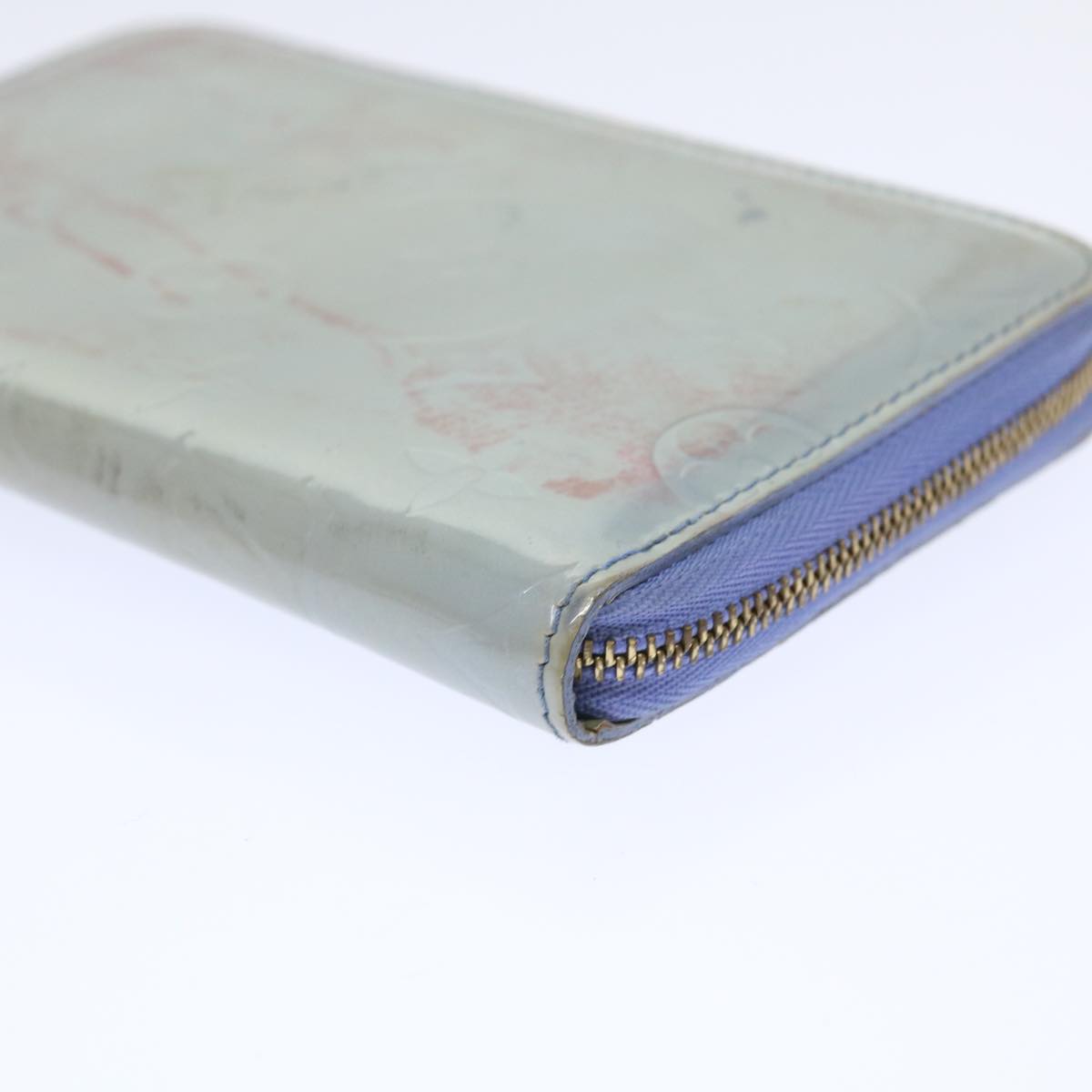 LOUIS VUITTON Monogram Vernis Eldridge Wallet Lavande M91159 LV 50460
