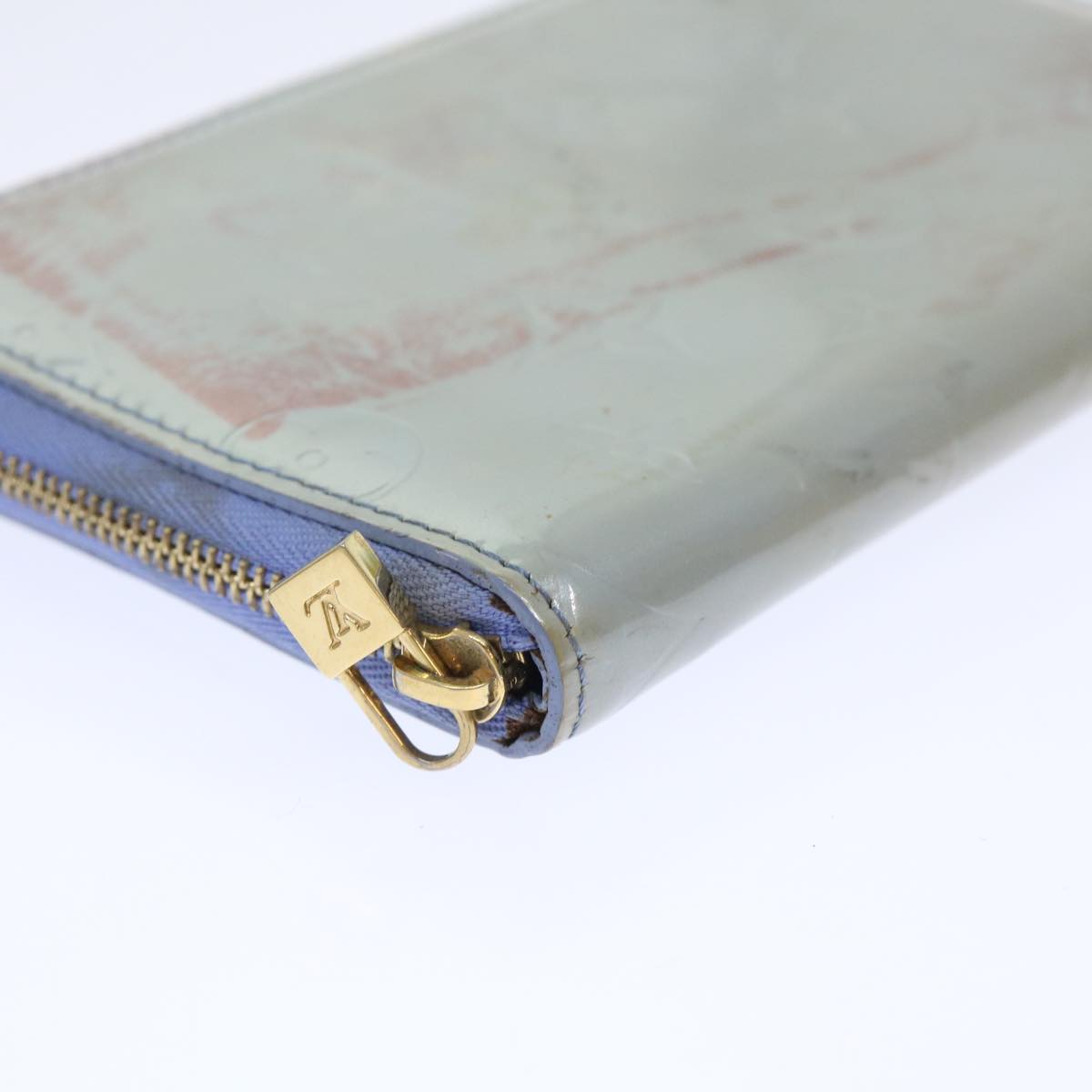 LOUIS VUITTON Monogram Vernis Eldridge Wallet Lavande M91159 LV 50460