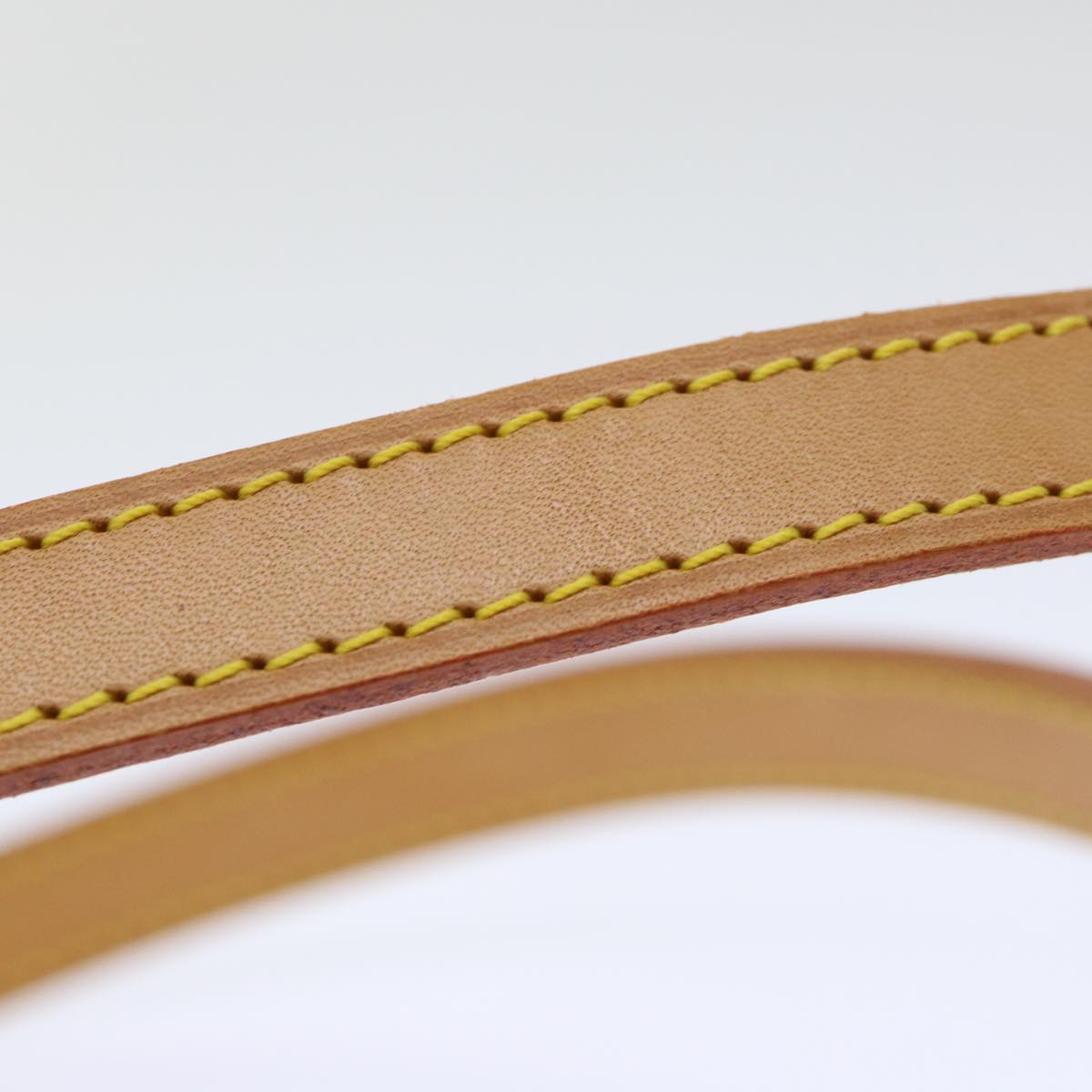 LOUIS VUITTON Shoulder Strap Leather 35.8"" Beige LV 50676
