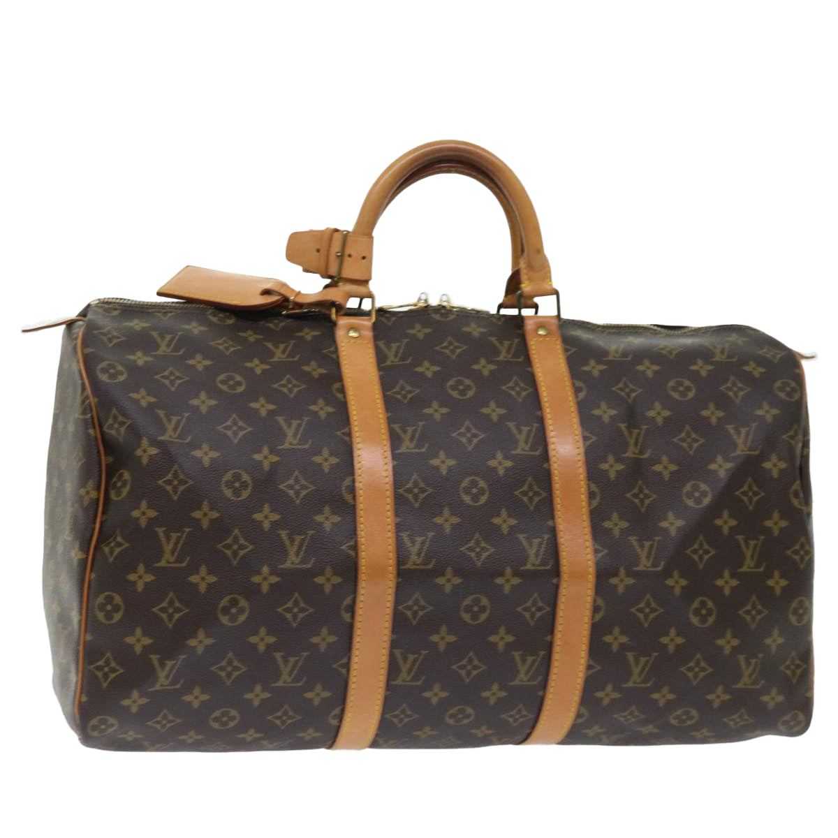 LOUIS VUITTON Monogram Keepall 50 Boston Bag M41426 LV 50765