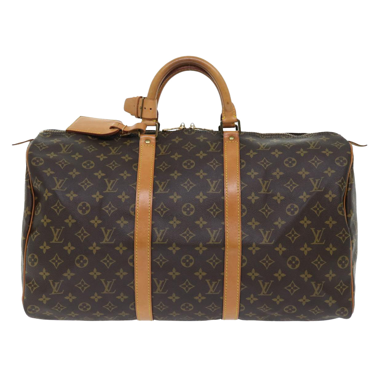 LOUIS VUITTON Monogram Keepall 50 Boston Bag M41426 LV 50765