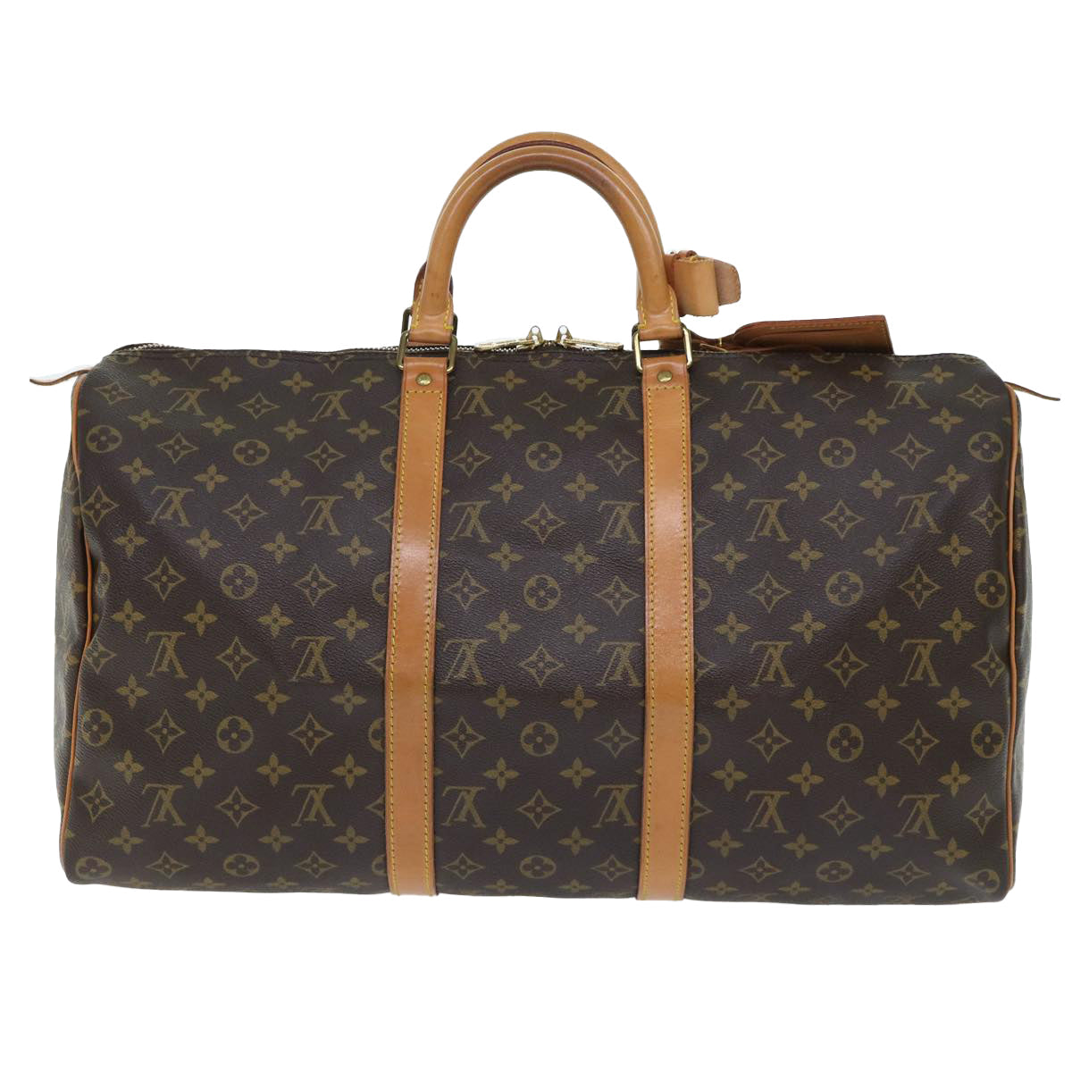 LOUIS VUITTON Monogram Keepall 50 Boston Bag M41426 LV 50765