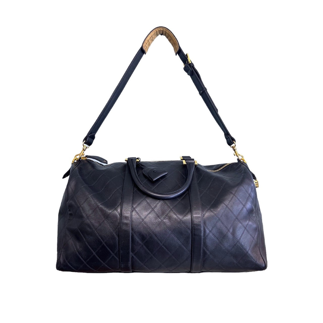 Luxury Chanel Vintage Double Stitch Duffle Bag