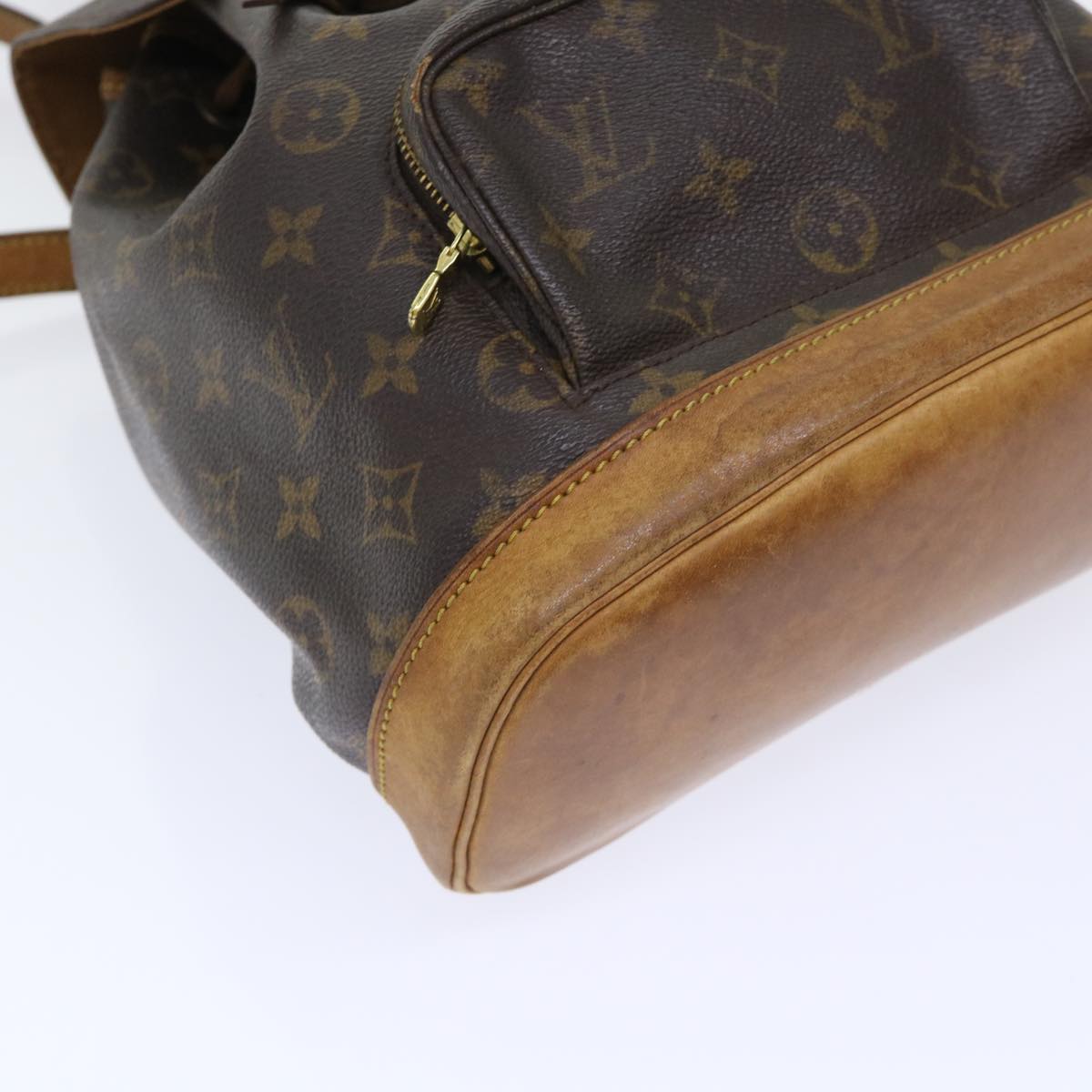 LOUIS VUITTON Monogram Montsouris MM Backpack M51136 LV 50923