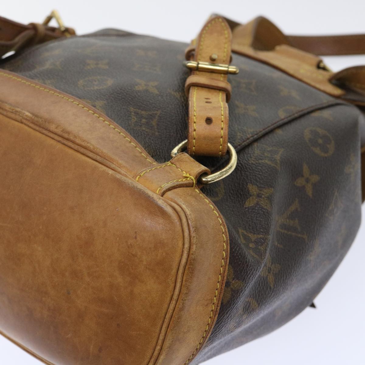 LOUIS VUITTON Monogram Montsouris MM Backpack M51136 LV 50923
