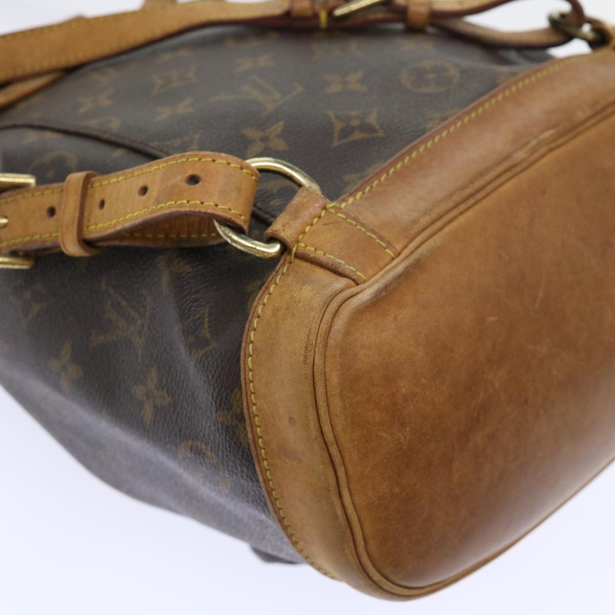 LOUIS VUITTON Monogram Montsouris MM Backpack M51136 LV 50923