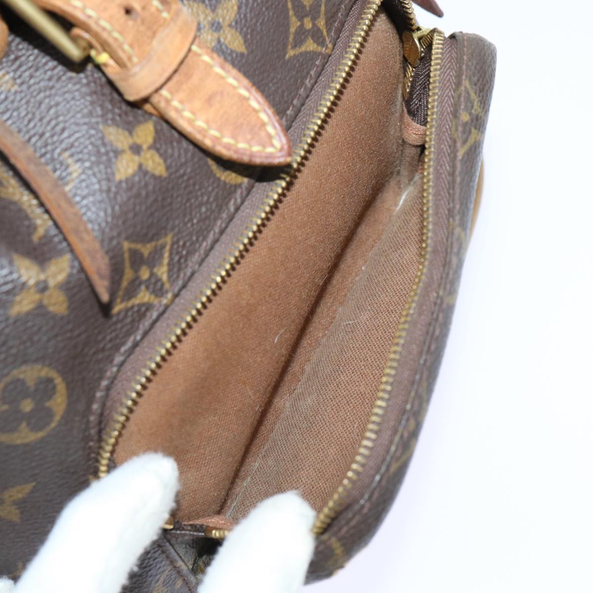 LOUIS VUITTON Monogram Montsouris MM Backpack M51136 LV 50923