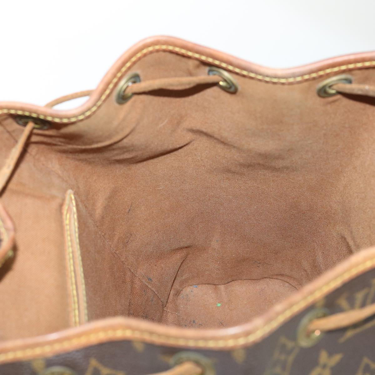 LOUIS VUITTON Monogram Montsouris MM Backpack M51136 LV 50923