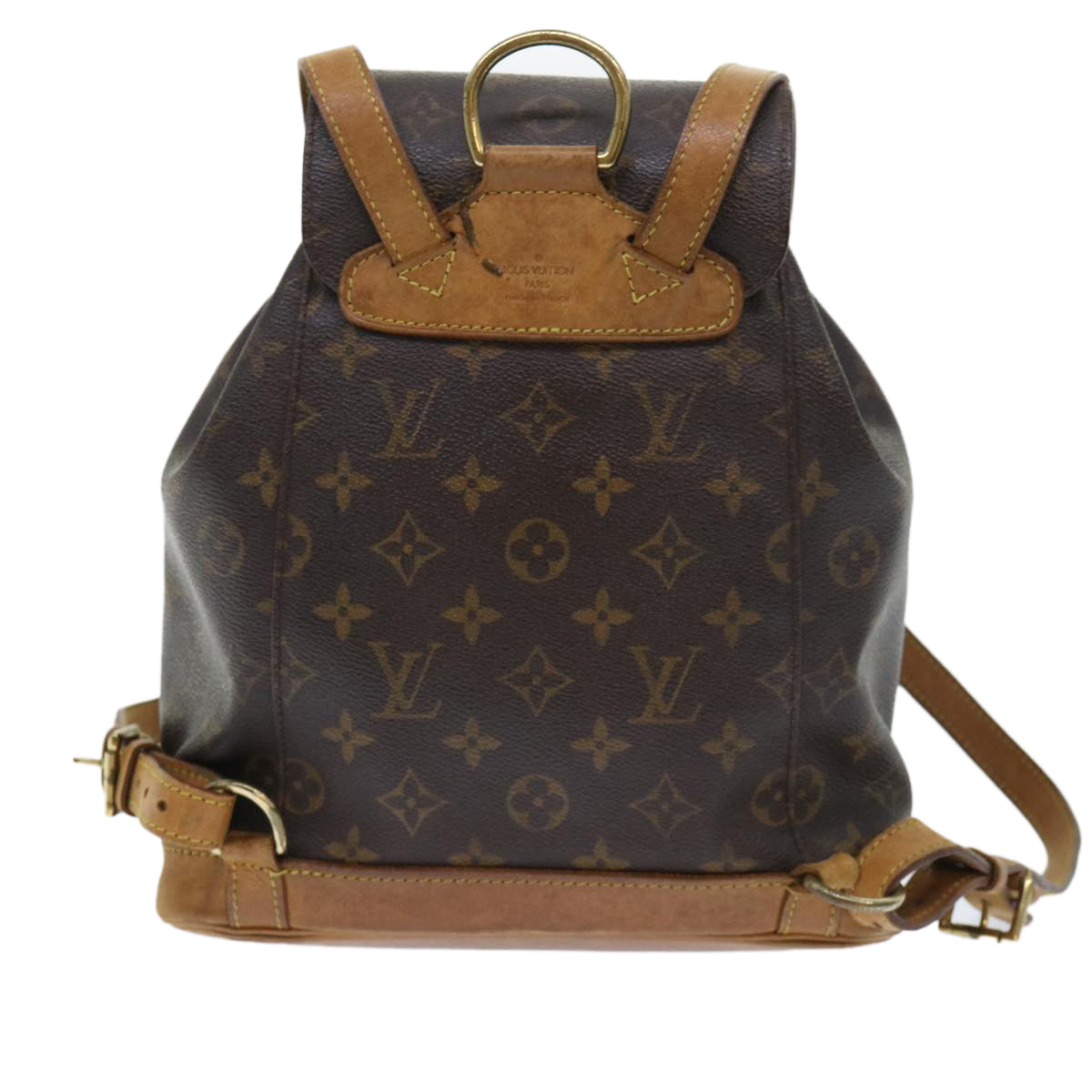 LOUIS VUITTON Monogram Montsouris MM Backpack M51136 LV 50923