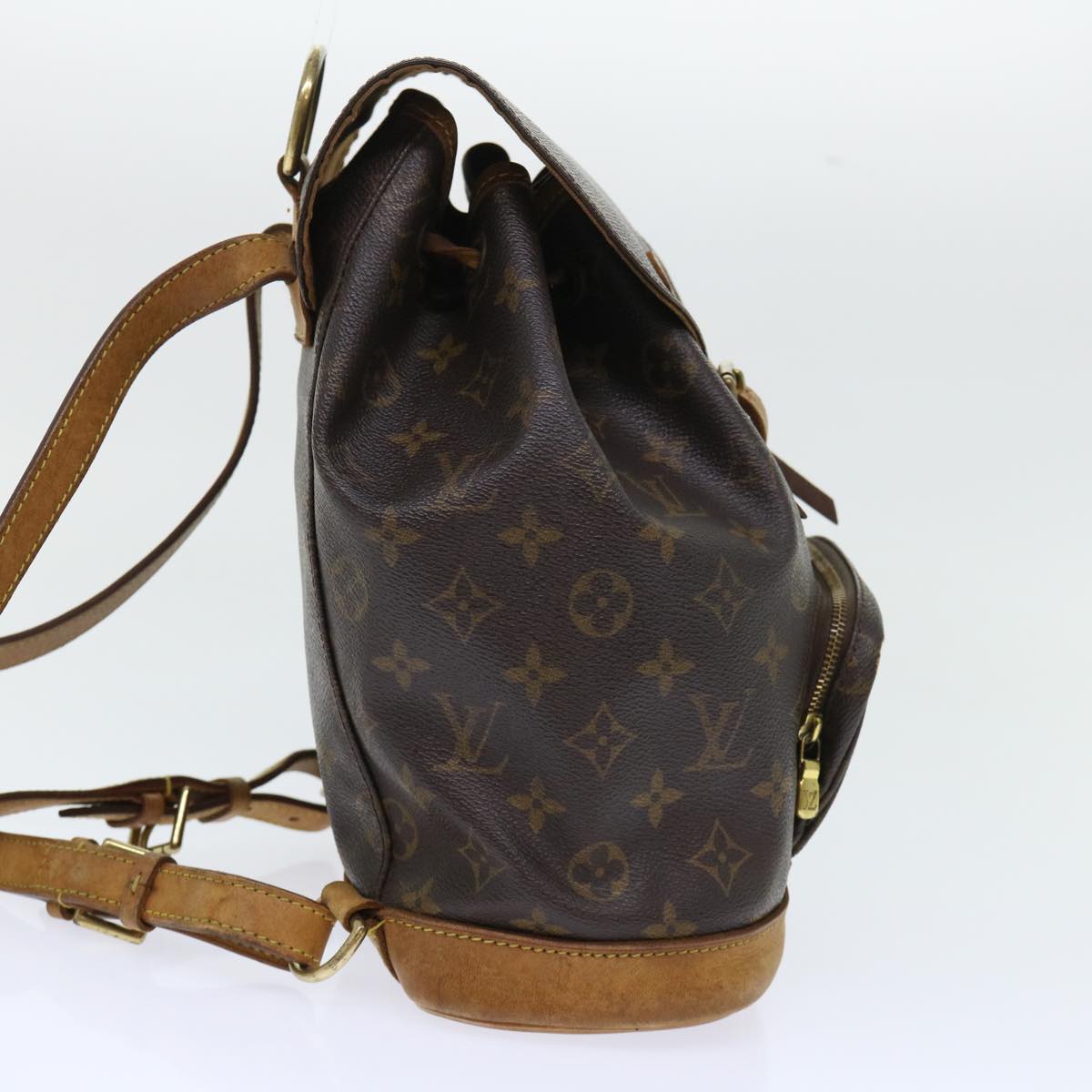 LOUIS VUITTON Monogram Montsouris MM Backpack M51136 LV 50923