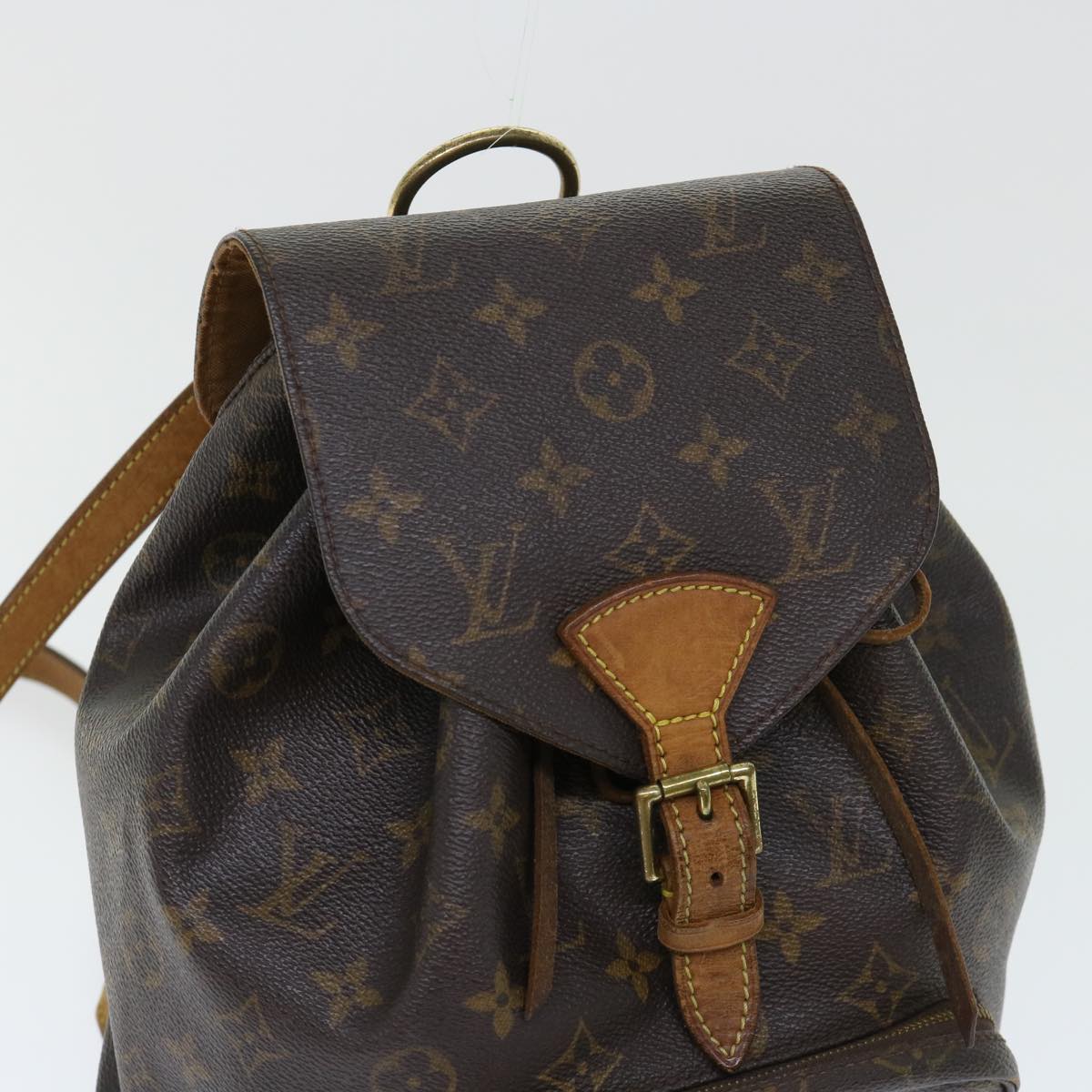 LOUIS VUITTON Monogram Montsouris MM Backpack M51136 LV 50923