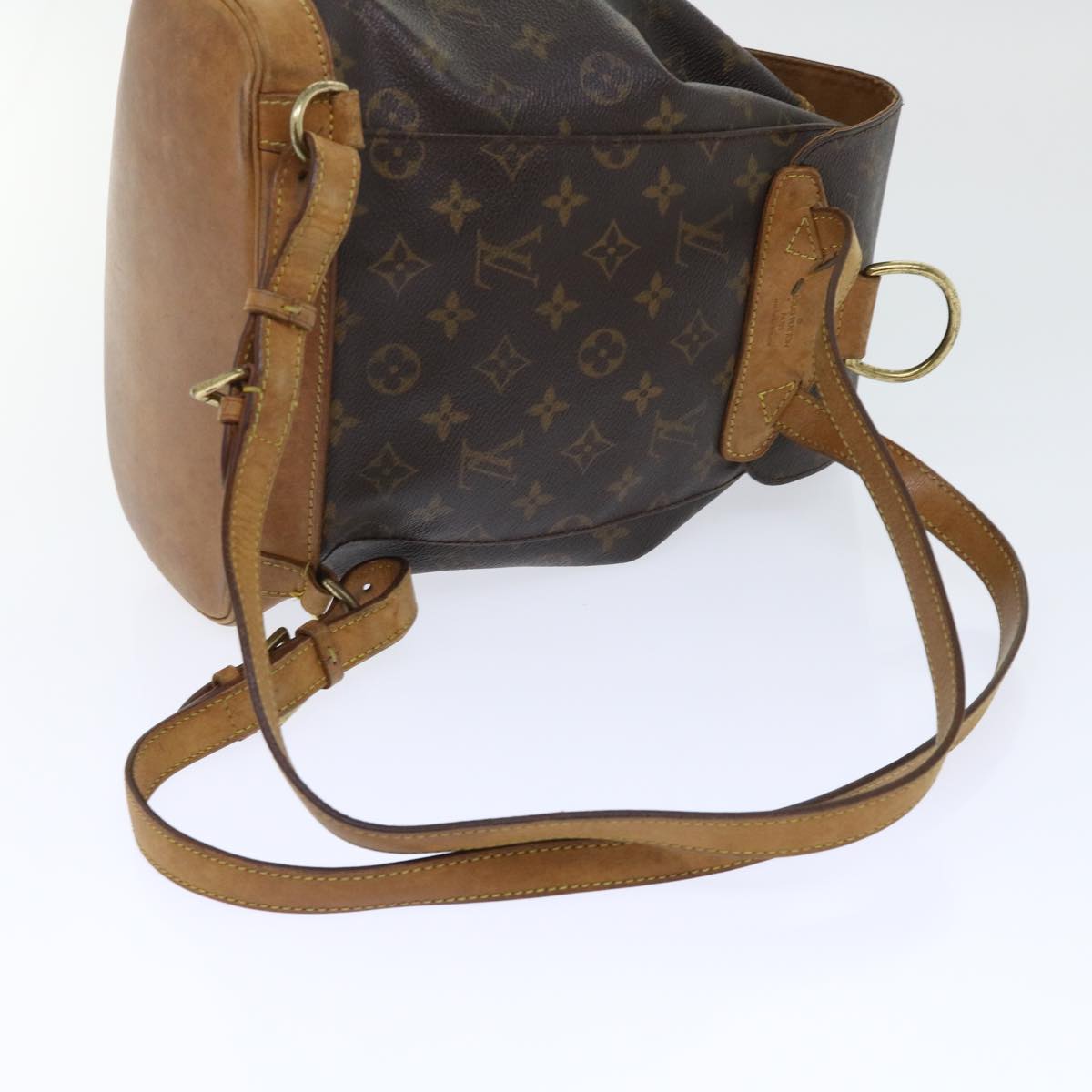 LOUIS VUITTON Monogram Montsouris MM Backpack M51136 LV 50923