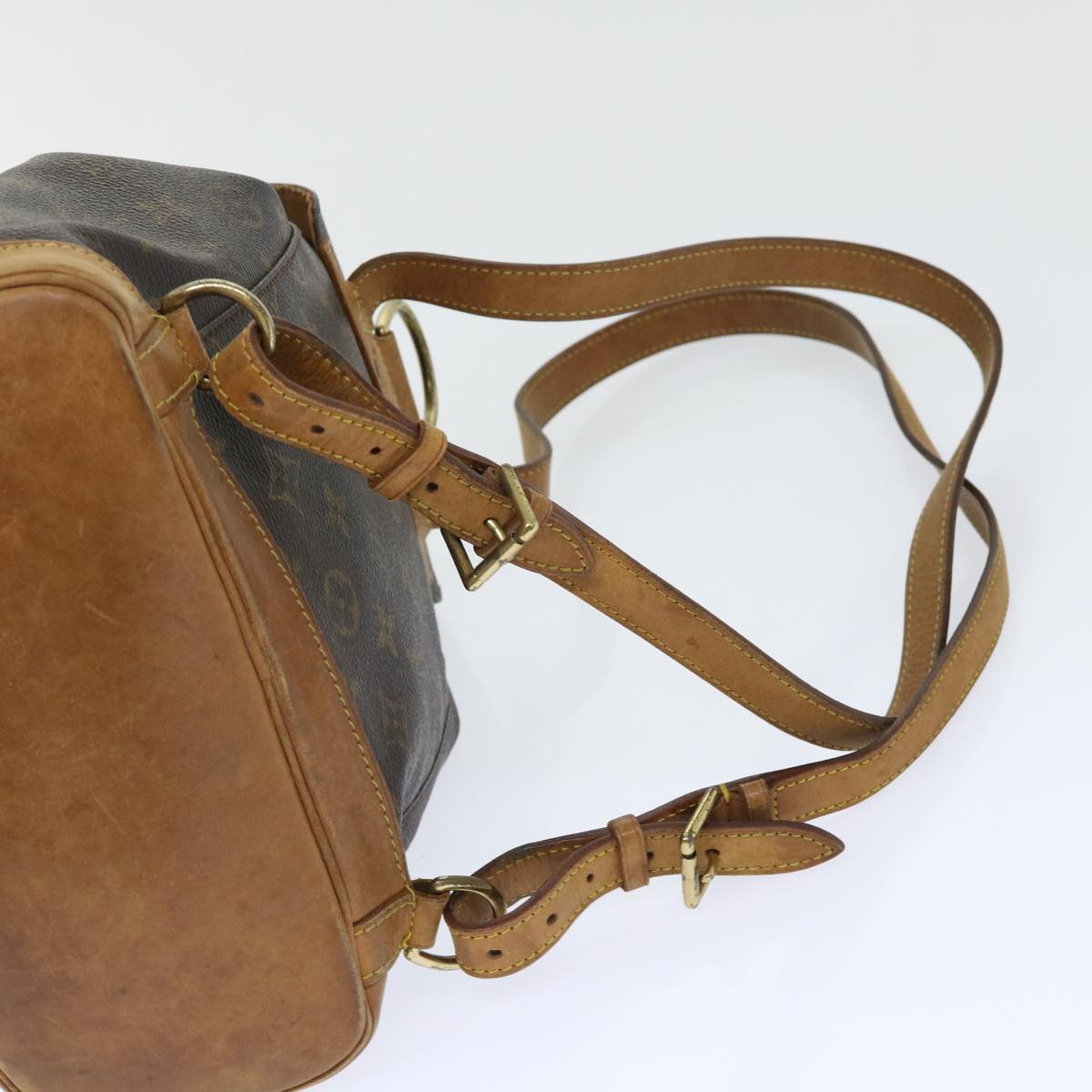 LOUIS VUITTON Monogram Montsouris MM Backpack M51136 LV 50923