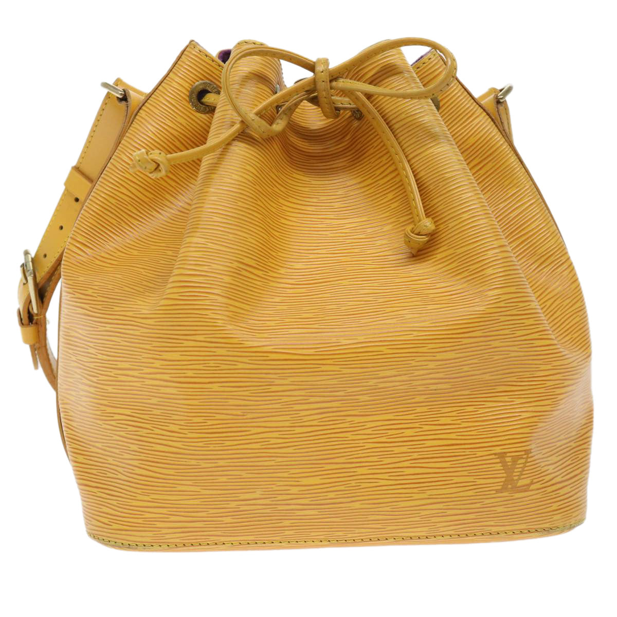 LOUIS VUITTON Epi Petit Noe Shoulder Bag Tassili Yellow M44109 LV 50978