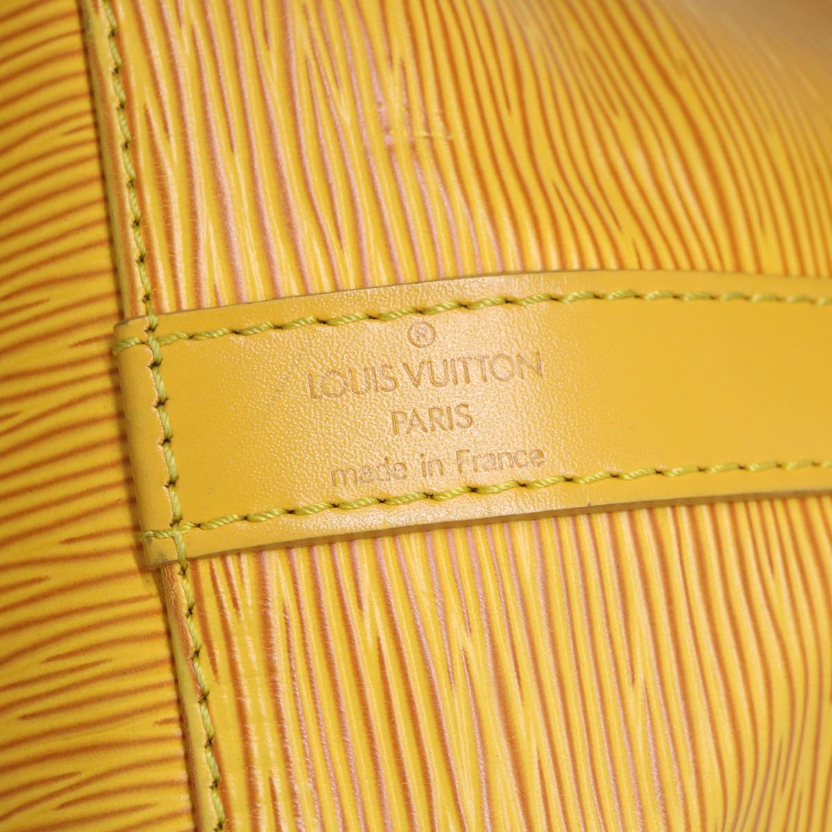 LOUIS VUITTON Epi Petit Noe Shoulder Bag Tassili Yellow M44109 LV 50978
