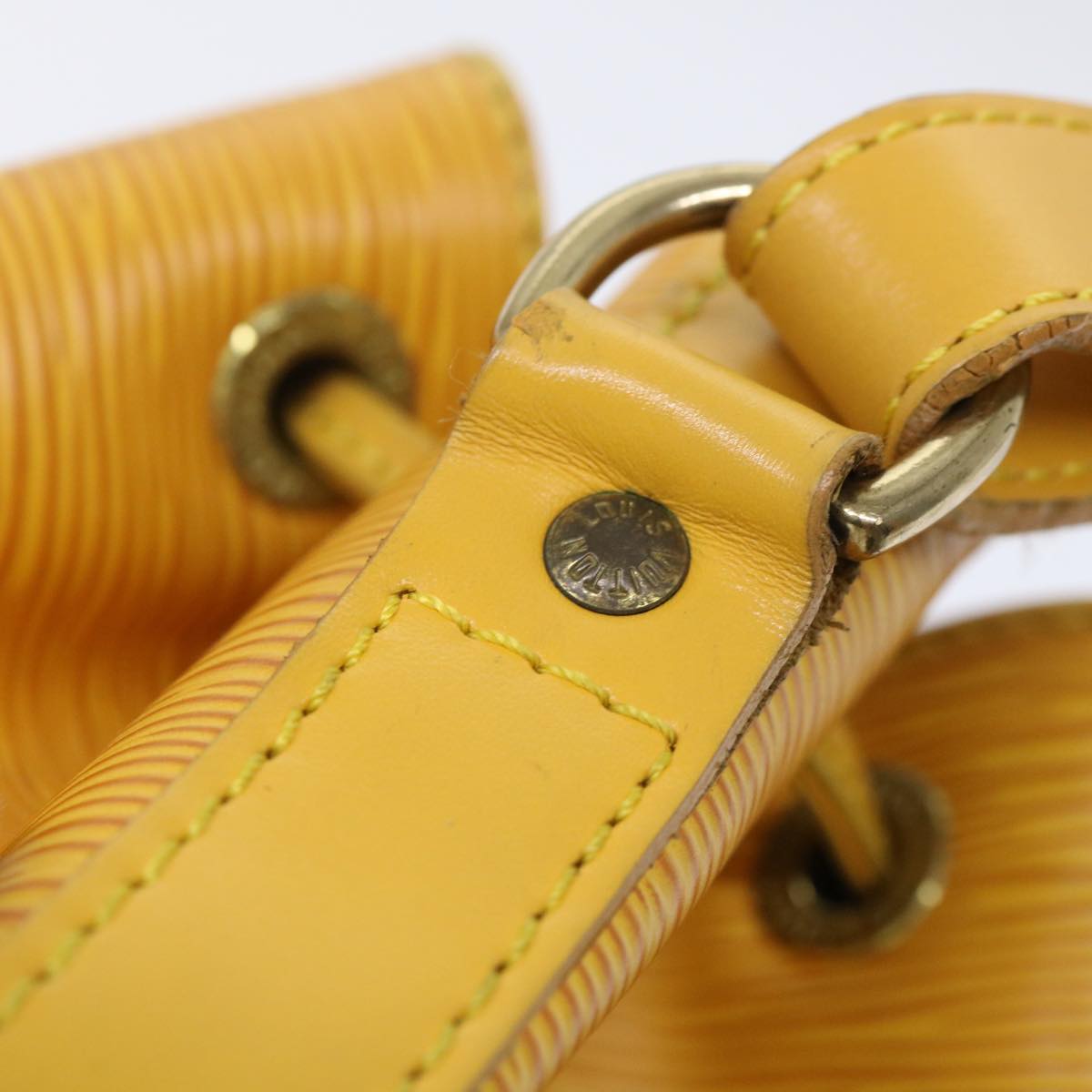 LOUIS VUITTON Epi Petit Noe Shoulder Bag Tassili Yellow M44109 LV 50978