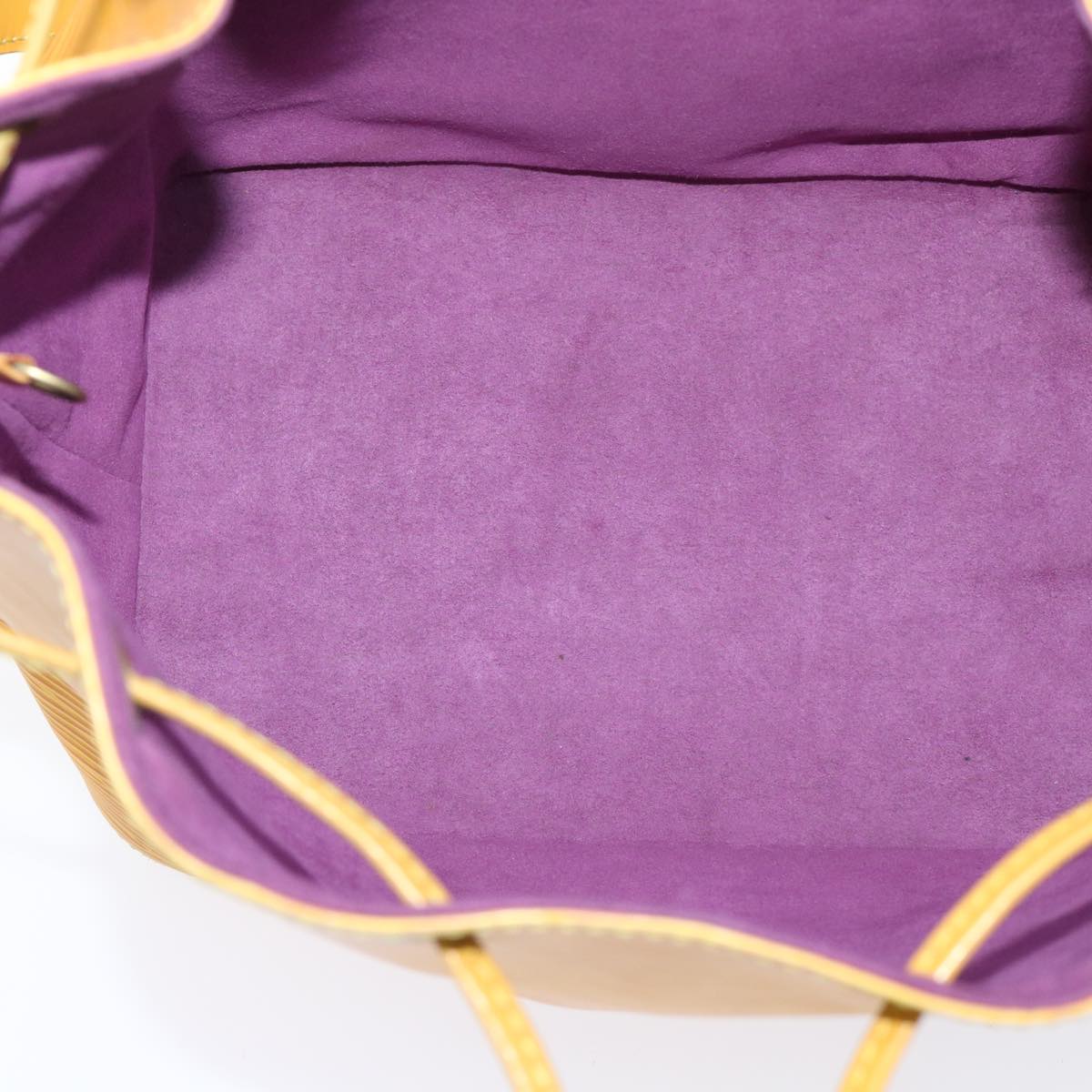 LOUIS VUITTON Epi Petit Noe Shoulder Bag Tassili Yellow M44109 LV 50978