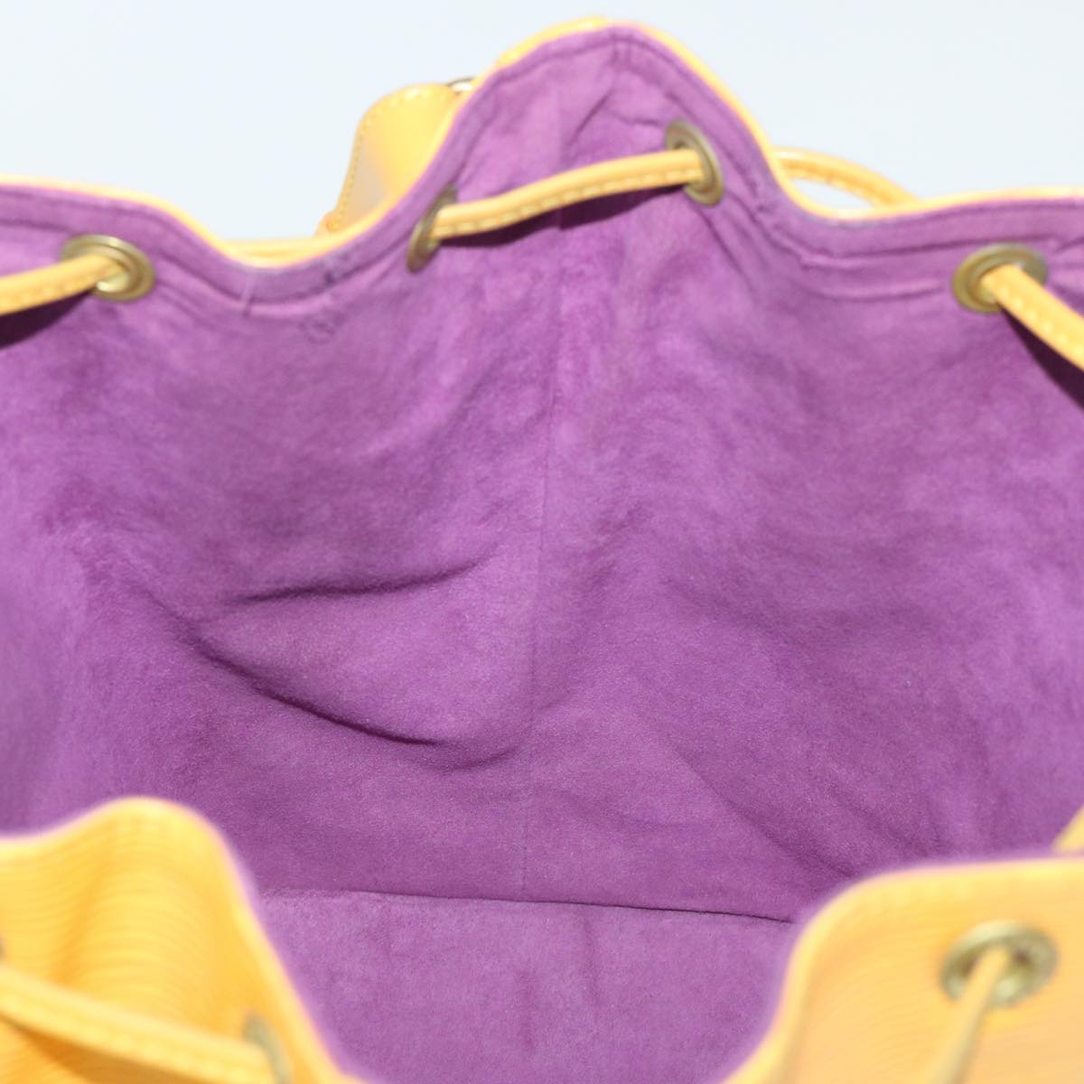 LOUIS VUITTON Epi Petit Noe Shoulder Bag Tassili Yellow M44109 LV 50978