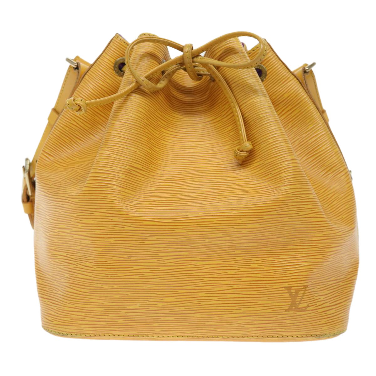 LOUIS VUITTON Epi Petit Noe Shoulder Bag Tassili Yellow M44109 LV 50978