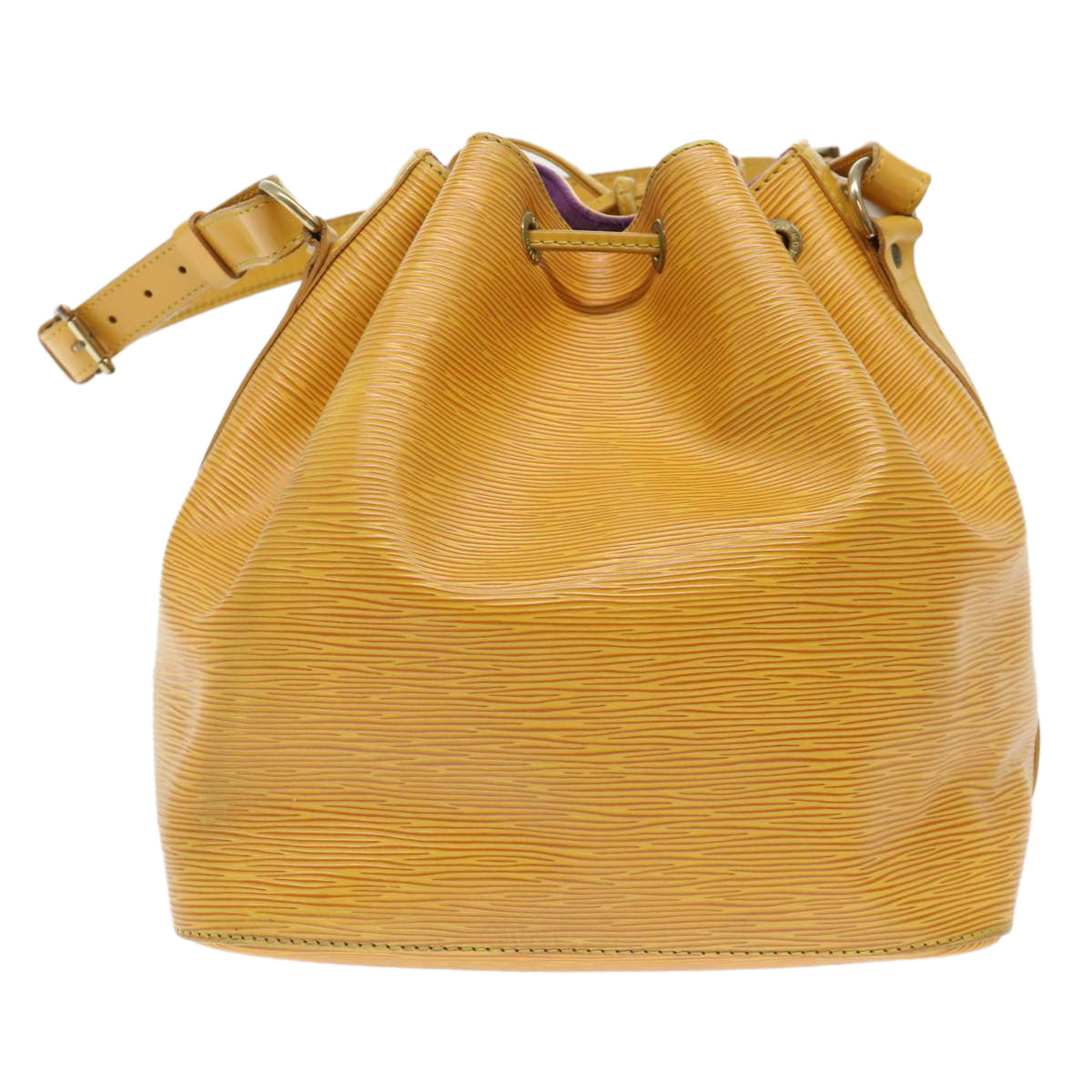 LOUIS VUITTON Epi Petit Noe Shoulder Bag Tassili Yellow M44109 LV 50978