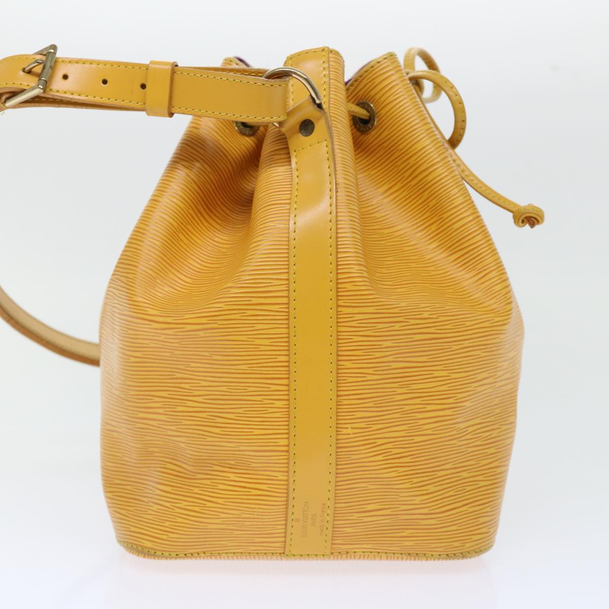 LOUIS VUITTON Epi Petit Noe Shoulder Bag Tassili Yellow M44109 LV 50978