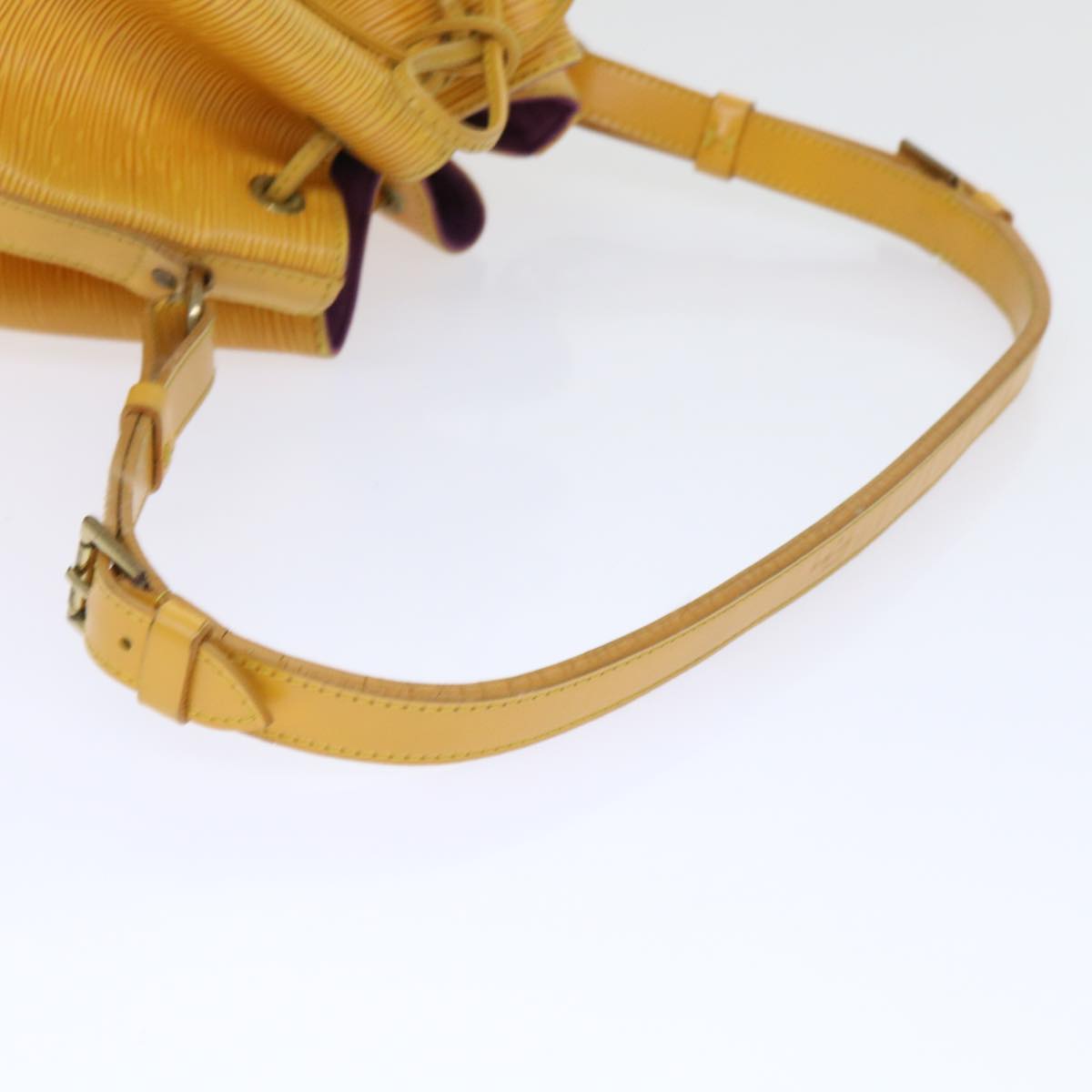 LOUIS VUITTON Epi Petit Noe Shoulder Bag Tassili Yellow M44109 LV 50978