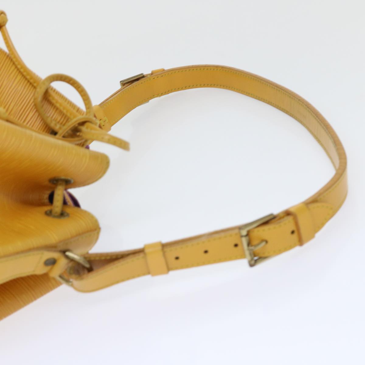 LOUIS VUITTON Epi Petit Noe Shoulder Bag Tassili Yellow M44109 LV 50978