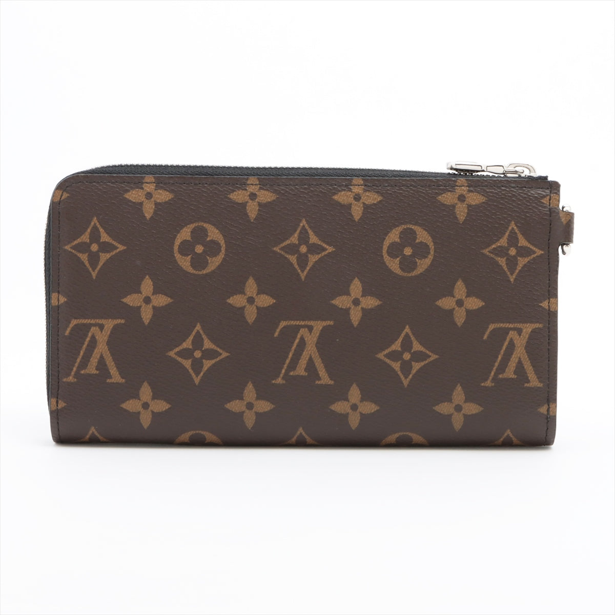 Louis Vuitton Monogram Zippyr Dragon M69407 Black x Brown Round Zipper Wallet