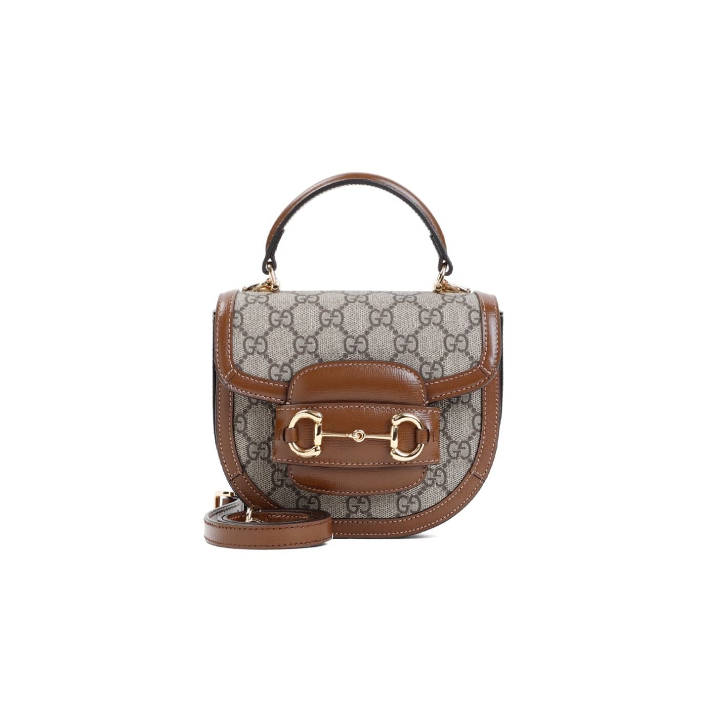 Luxury Gucci Trending 2025 Women's 1955 Horsebit Mini Handbag in Beige | 78138792TCG